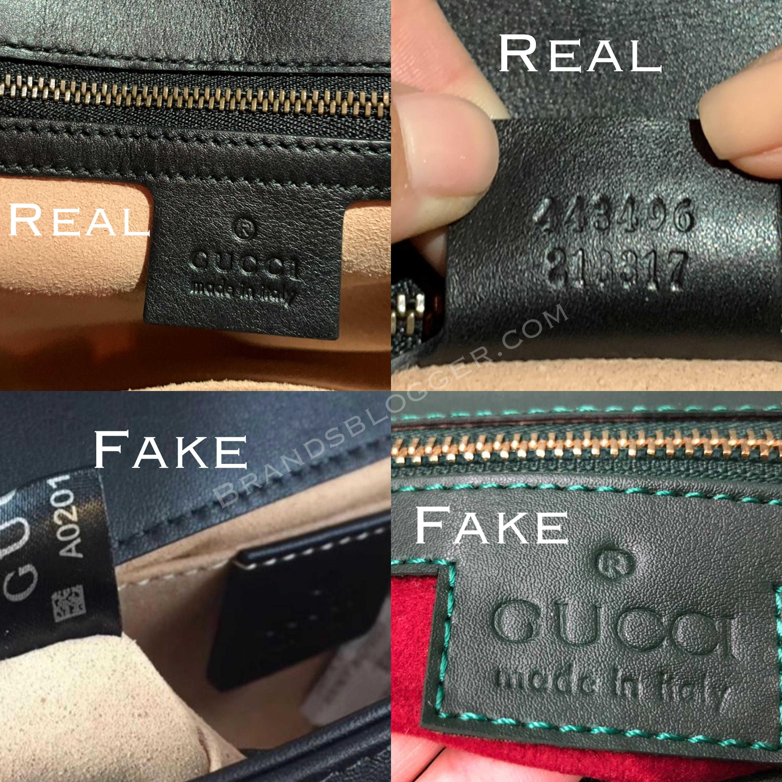 How A Spot A Fake Gucci Marmont Bag - Brands Blogger