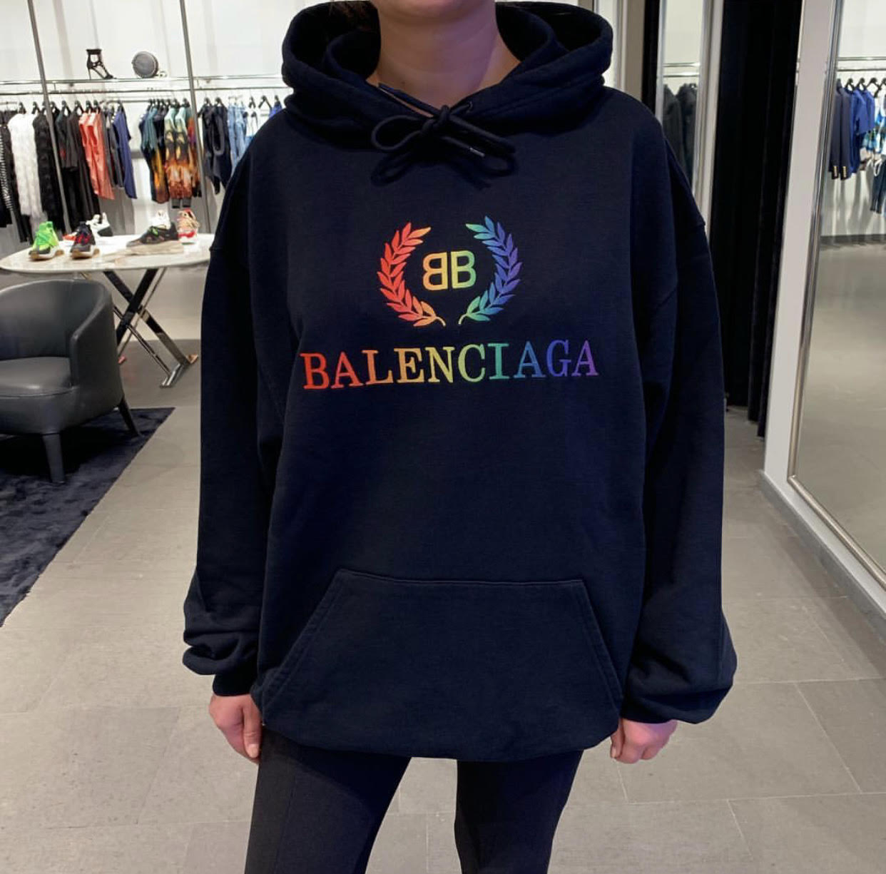 balenciaga hoodie womens 2018